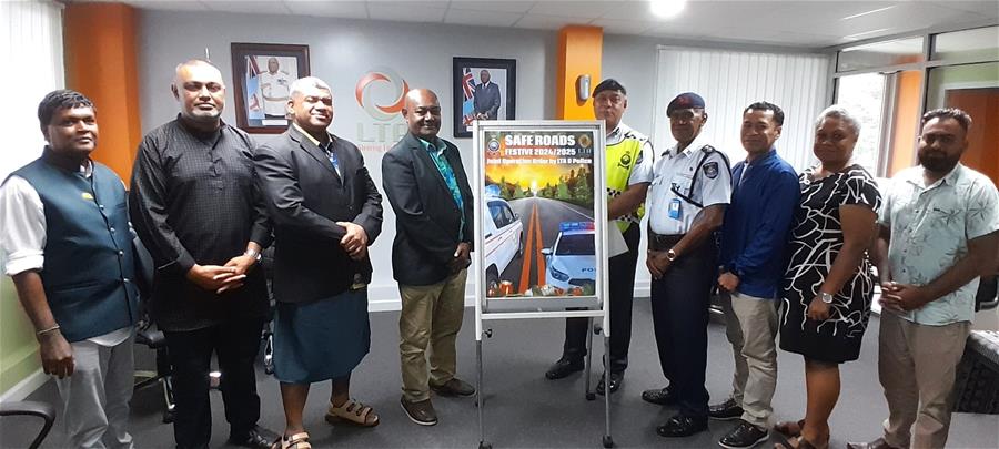 1. LTA and Fiji Police Force signed the National Joint Operations Order for safer roads this festive season. Image_LTA