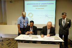 Photo For PR - Milestone Partnership Between LTA Fiji &amp; LTA Singapore - Caption In The PR